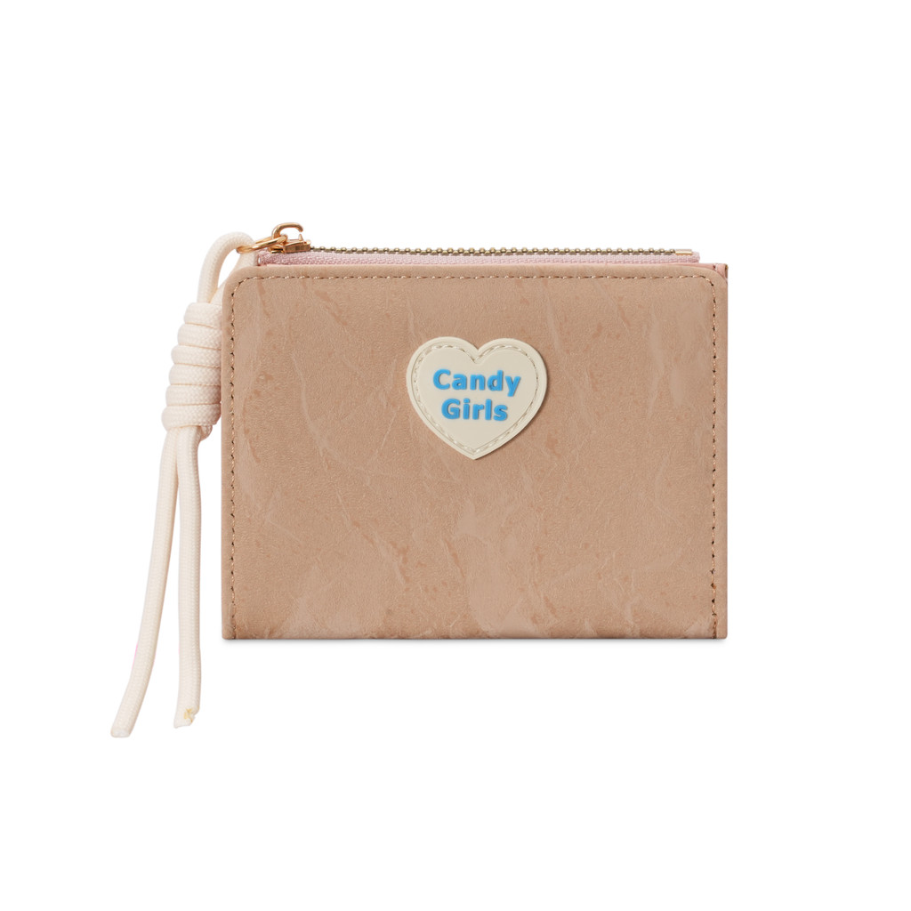 กระเป๋าสตางค์หนังแฟชั่น ขนาดเล็ก พับสองครั้ง สำหรับผู้หญิง พร้อมช่องเก็บบัตรและเหรียญ - รูปที่ 4