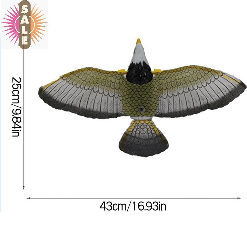 Ap Luminous Bird Repellent แขวน Eagle พร้อมเพลง Flying Bird Scarer Flying Bird ที่