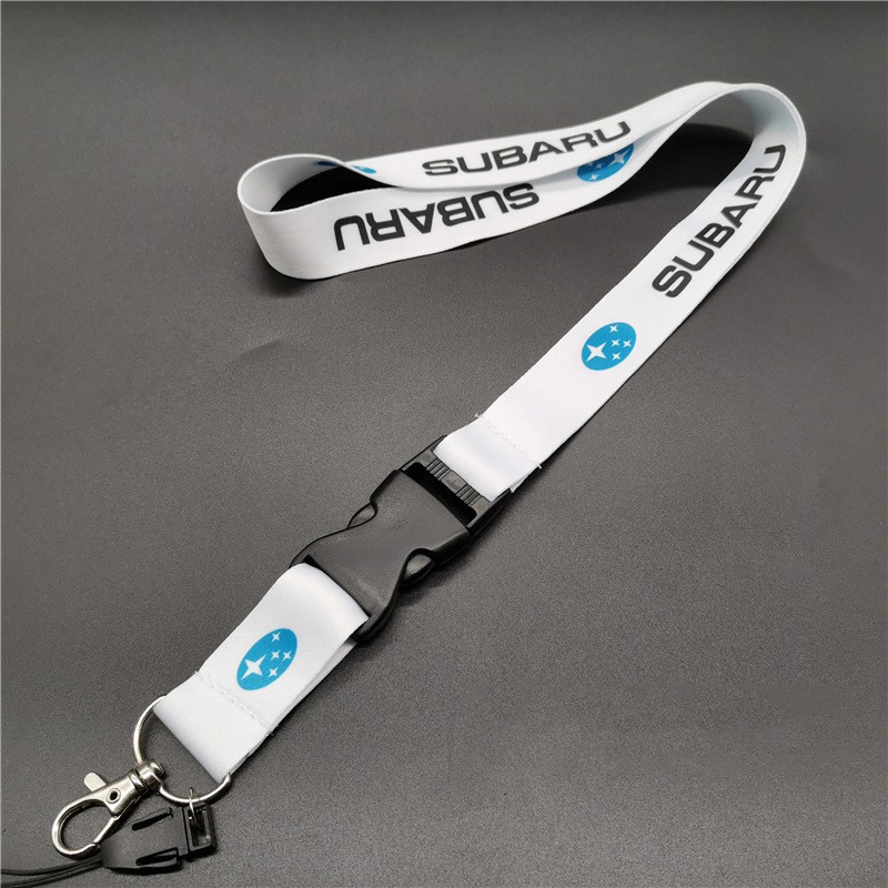 โลโก้รถแขวนเชือกทํางาน Permit Lanyard โทรศัพท์มือถือ Halter คอแขวนสําหรับ Subaru XV WRC WRX BRZ FORE