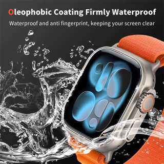 ฟิล์มกระจกนิรภัย 3 มิติ for Apple Watch 49มม 46 45 42มม 40 44มม for Iwatch Ultra/SE 3 2 Series 11 10 9 8 7 6 5 38มม