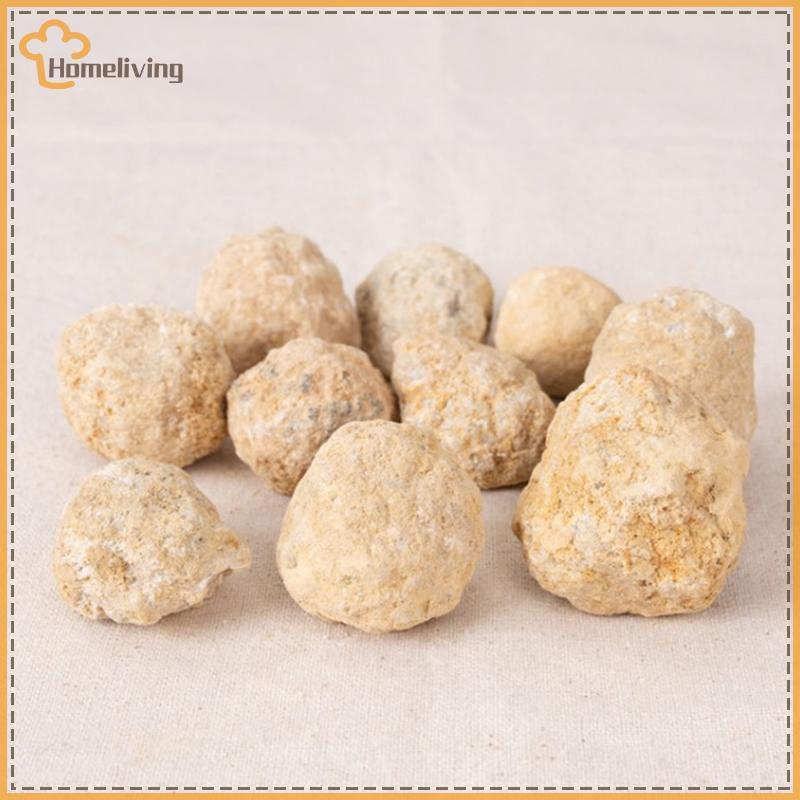 HOME Geode Agate คริสตัลแร่ดิบคริสตัลหินธรรมชาติสีขาว Cavity ไม่สม่ําเสมอ TH