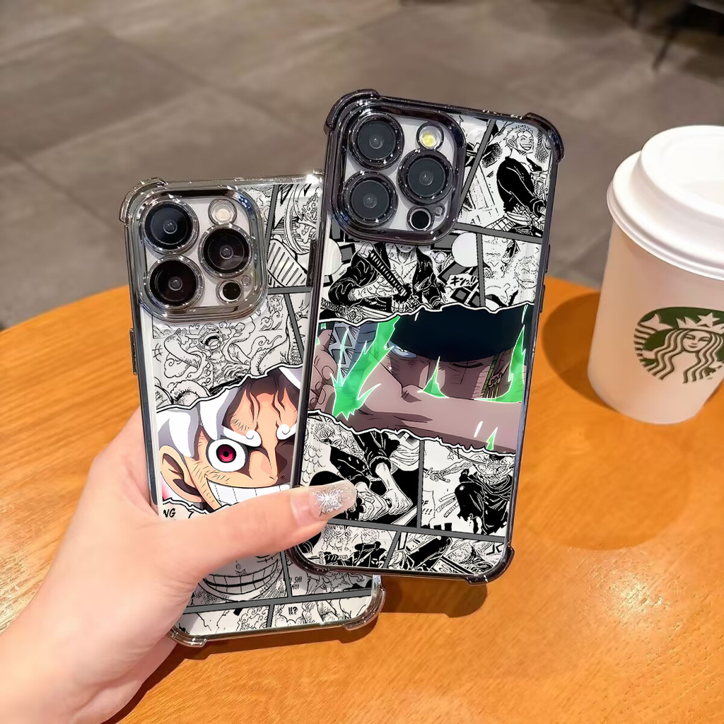 อะนิเมะ One Piece เคสโทรศัพท์กันกระแทกสําหรับ Motorola Moto Edge 60 50 Funsion Edge60 Edge50 ปลอกนุ่