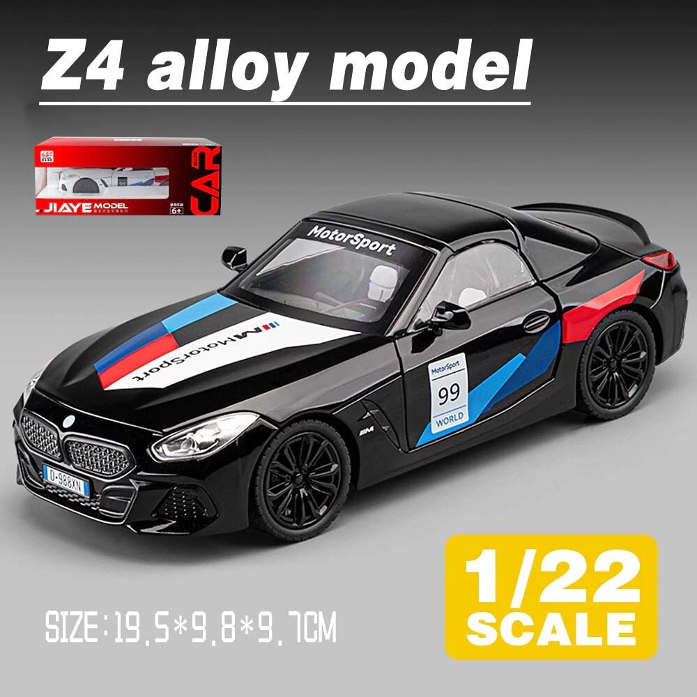 Great 1:22 BMW Z4 Diecast Model Car Alloy Cars Toys Collection Gift For Kids Boy Girl