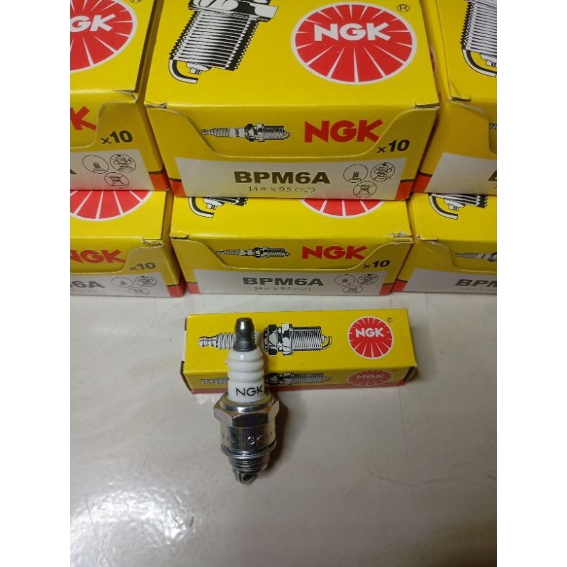 ขายส่ง 10 ชิ้น 2-Stroke หัวเทียนเครื่องตัดหญ้า BPM6A
