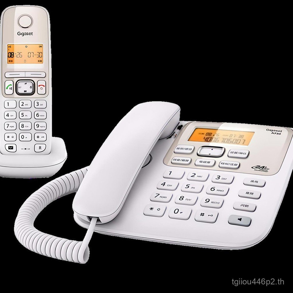 Gigaset A730 หนึ่งสําหรับสามโทรศัพท์ไร้สาย Siemens ดั้งเดิมโทรศัพท์ย่อยมาสเตอร์โทรศัพท์โทรศัพท์พื้นฐ