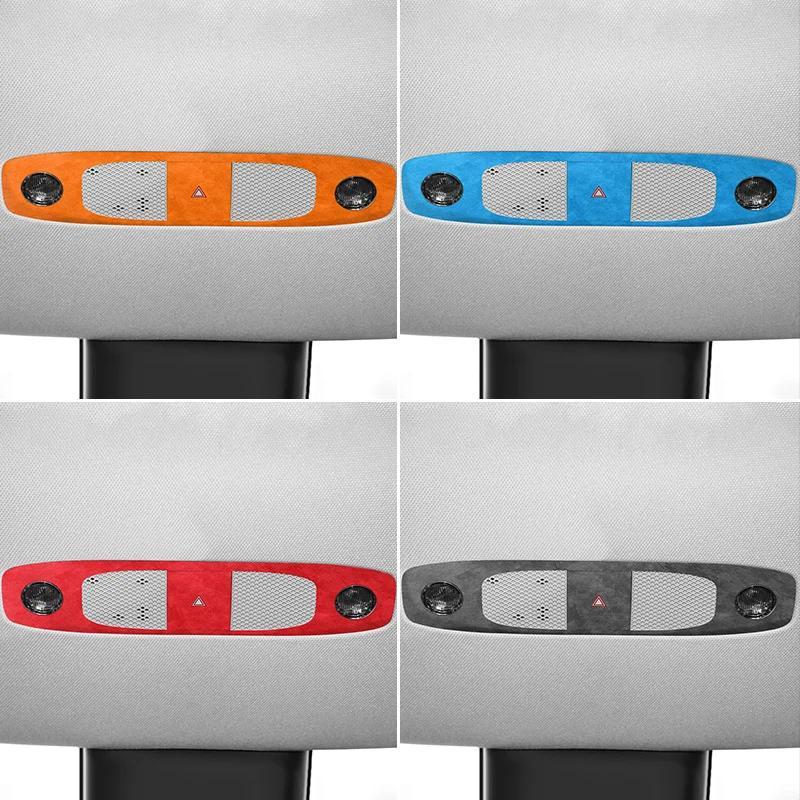 Made of Alcantara สําหรับ Tesla รุ่น 3 (2019-2023)/รุ่น Y(2019-2024) Dome Light Switch Panel Trim สต