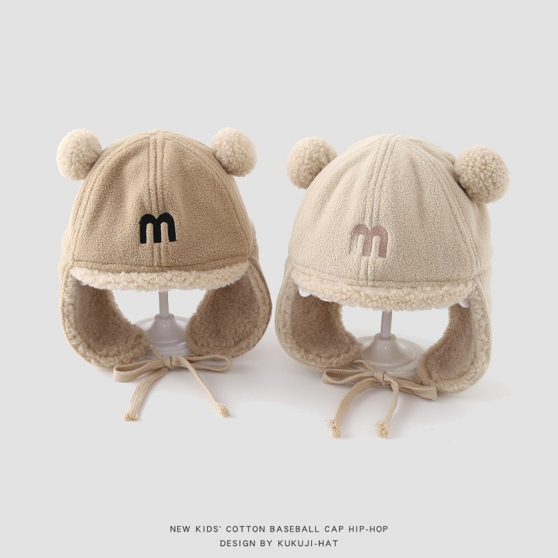 [2-6 ปี] หมวกเด็กหนานุ่มสำหรับอากาศหนาว ลายเส้นขนสัตว์ ใส่ได้หลายโอกาส ออกแบบมาเพื่อความอบอุ่นในกิจกรรมกลางแจ้ง