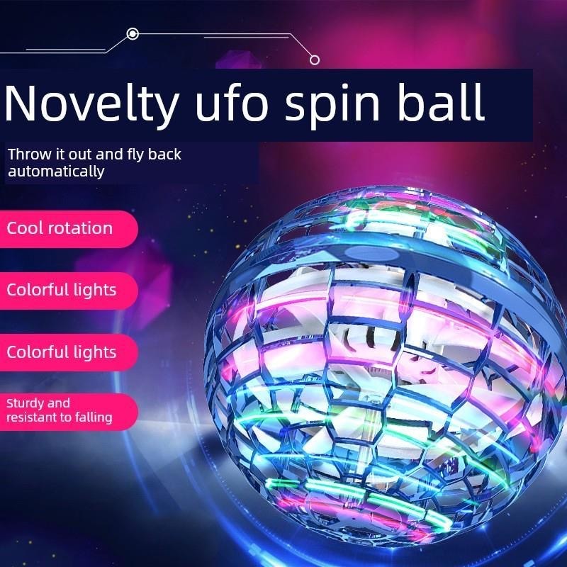 🔥จัดส่งเร็ว🔥 บอลบิน UFO เวทย์มนตร์ | Flynova Pro | บินเซนเซอร์ เรืองแสง บรรเทาเครียด บูเมอแรง | ไฟ LED