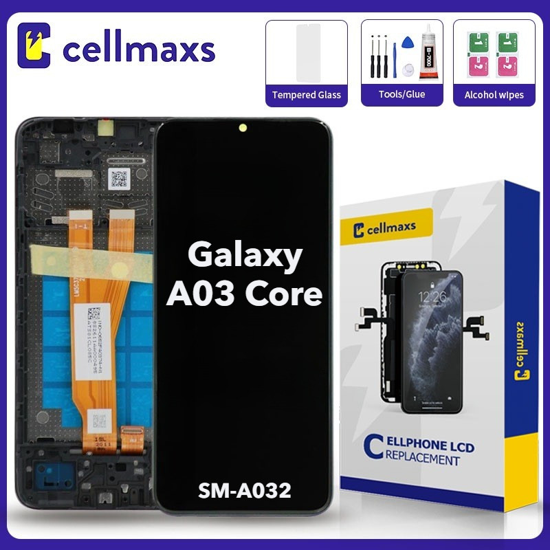 สําหรับ SAMSUNG Galaxy A03 Core A032 A032F เปลี่ยนหน้าจอสัมผัส LCD