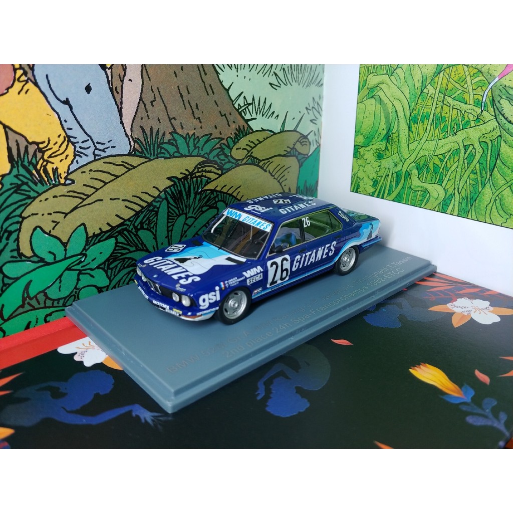 Gitanes NEO BMW 5 Series E28 528i 1982 ยุโรป RV Championship Spa 24 ชั่วโมง Endurance Saiyan Army 1/