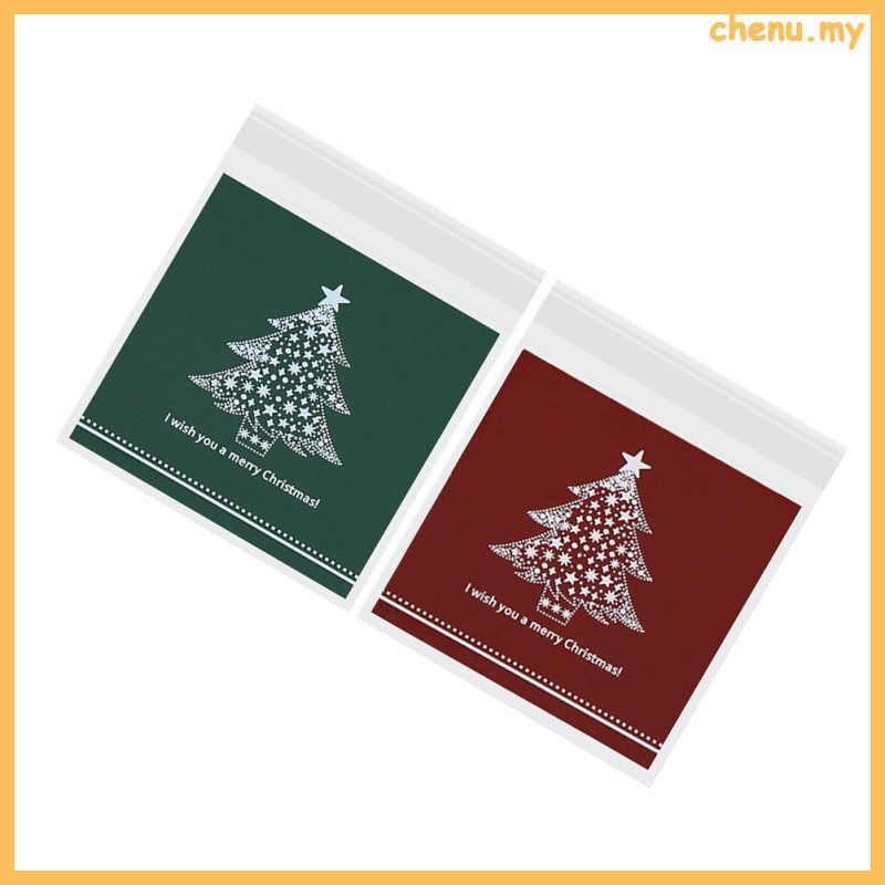 Bags Xmas Cookies Baked Goods Packaging Christmas Goodie Candy Pastry for Holiday chenu