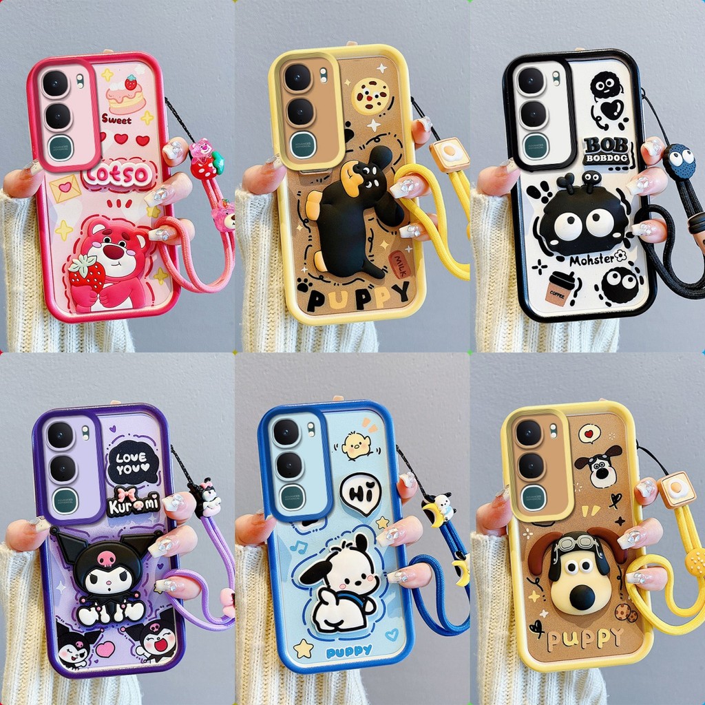 เคส VIVO Y21d เคสโทรศัพท์ตุ๊กตาสติ๊กเกอร์น่ารัก