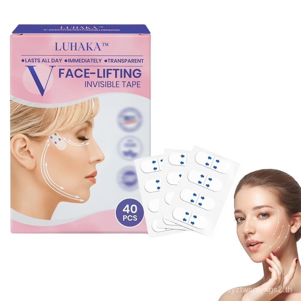 V-Face Lifting Invisible Adhesive Tape,v-face lift tape with bands,neck tape,instant face lift (1 Bo