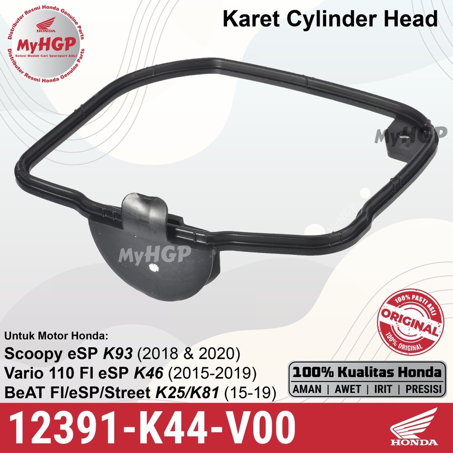 12391K44V00 ขายส่งฝาครอบหัวปะเก็น BeAT Scoopy Vario 12391-K44-V00