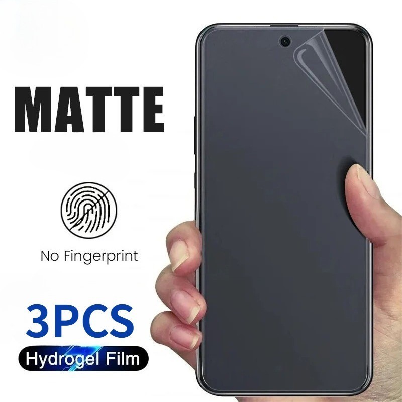 3 ชิ้น Hydrogel Soft ฟิล์มสําหรับ HMD Vibe Skyline Hyper Crest Max Aura Atlas Matte และ Anti Spy ตัว
