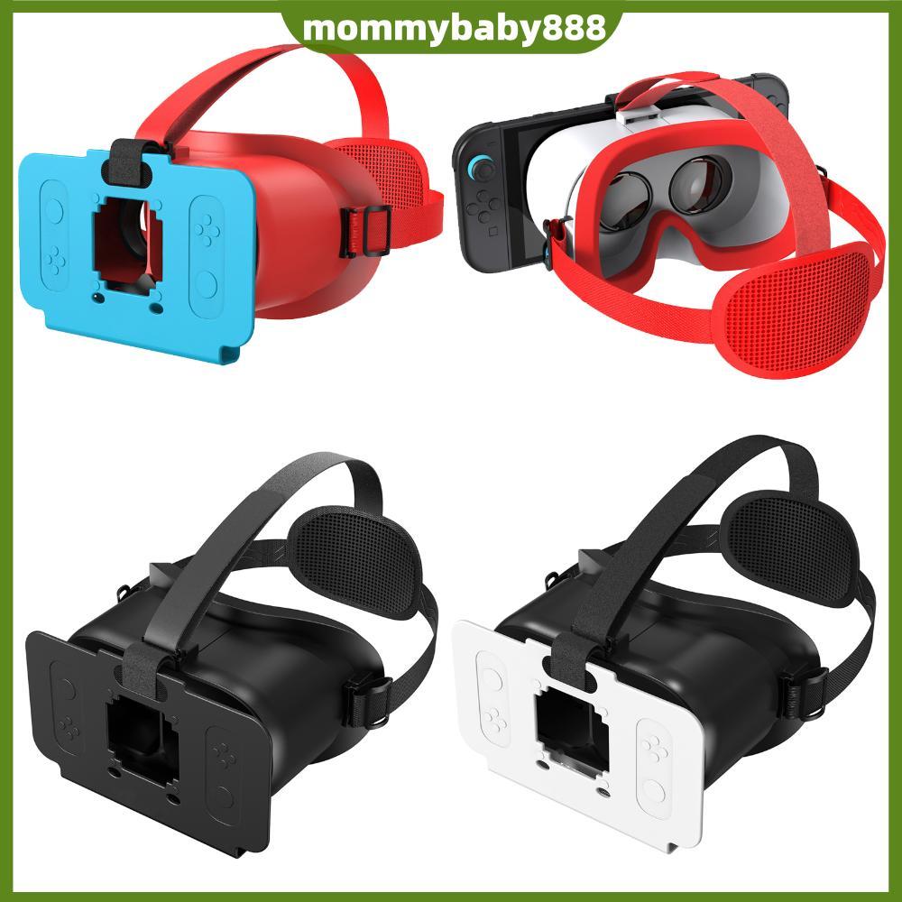 สําหรับสวิตช์ 2 ที่คาดผมแว่นตา 3D ชุดหูฟังเสมือนจริง 3D แว่นตา VR 3D เลนส์ปรับได้ [MommyBaby888.th]