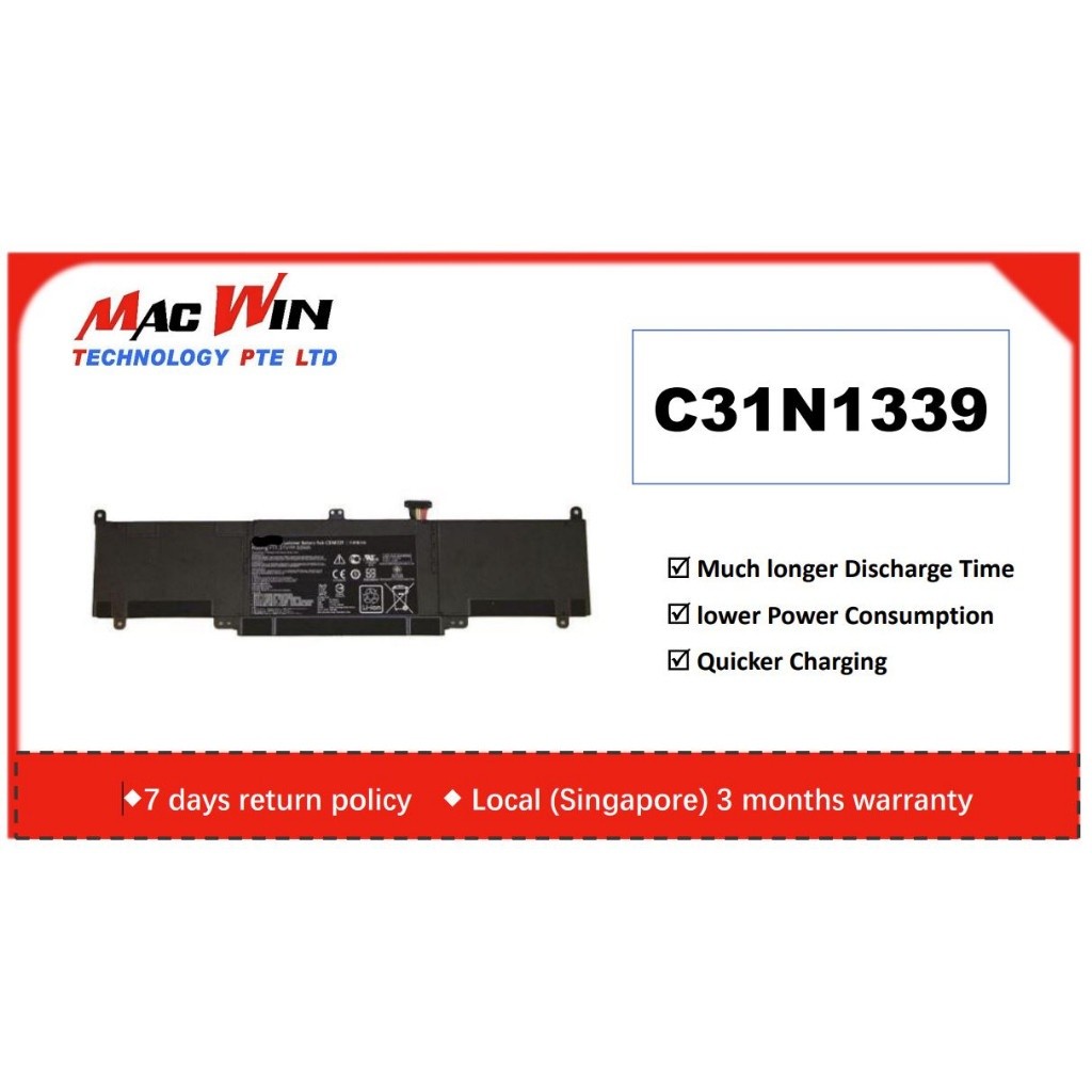 C31N1339 Battery for ASUS ZenBook UX303 UX303L Q302L 0B2009300000 3ICP7/55/90 [11.31V50WH]