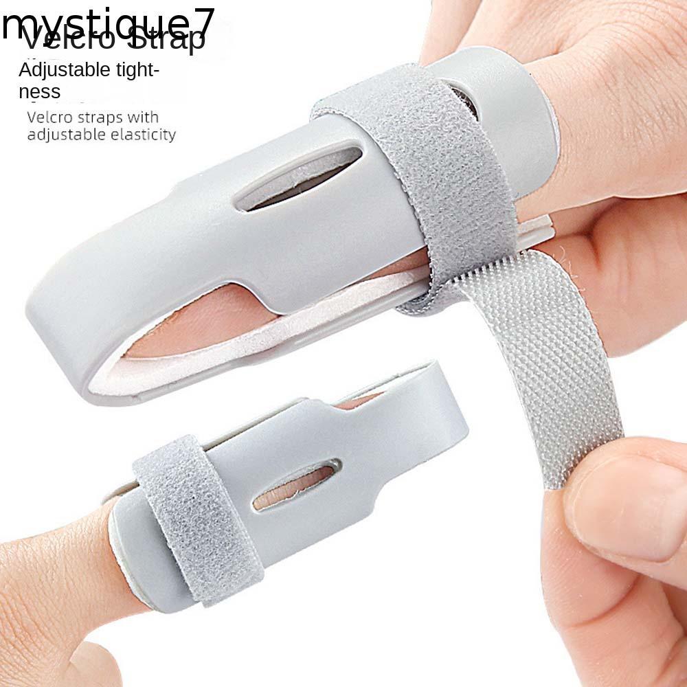 MYSTIQUE Finger Splint, Joint Stabilizer Finger Care เครื่องมือคงที่ Finger Cots, ปรับหัก Thumb การบาดเจ็บนิ้วมือ Immobilization Finger Correction Brace กลางแจ้ง