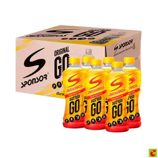 สปอนเซอร์ โก เครื่องดื่มเกลือแร่ รสออริจินัล 420 มล. แพ็ค 24