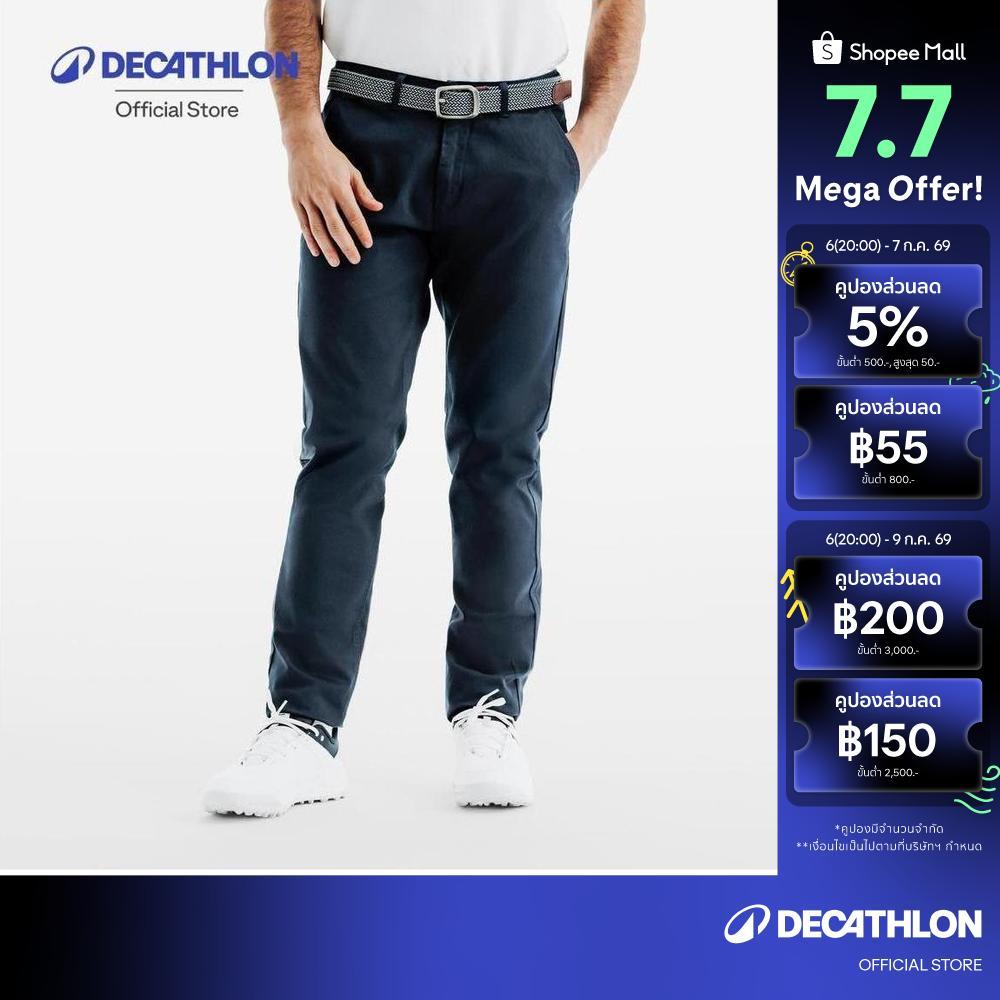 Decathlon Men'S Golf Cotton Chino Trousers กางเกงชิโน่ผ้าฝ้ายขายาวสำหรับใส่เล่นกอล์ฟ รุ่น Mw500