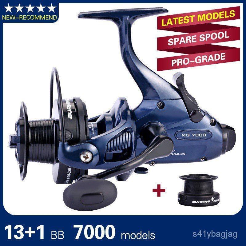 【ส่วนลด】Surfcasting Reels Fishing Reel Spinning Fishing Reels Metal Fishing Wheel e9b7