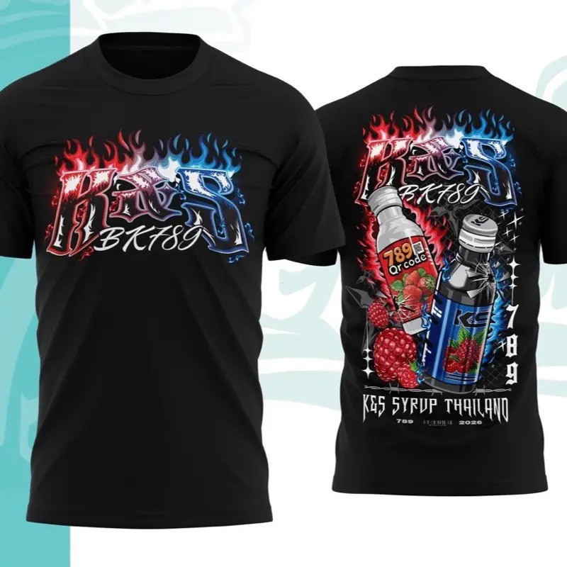 KS789 เสื้อยืดคอลใหม่ ผ้าcotton 100% ใส่สบาย สกรีนแน่น (แถมสติกเกอร์1แผ่น) สำหรับทุกโอกาส เสื้อ ขัด
