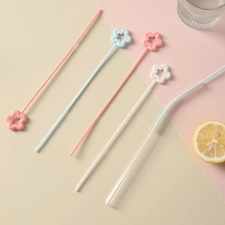 Fresh 1 ชิ้น แปรงทำความสะอาดหลอดดูดซิลิโคนยาวด้าม ใช้ทำความสะอาดหลอดดูด straw cleaning brush