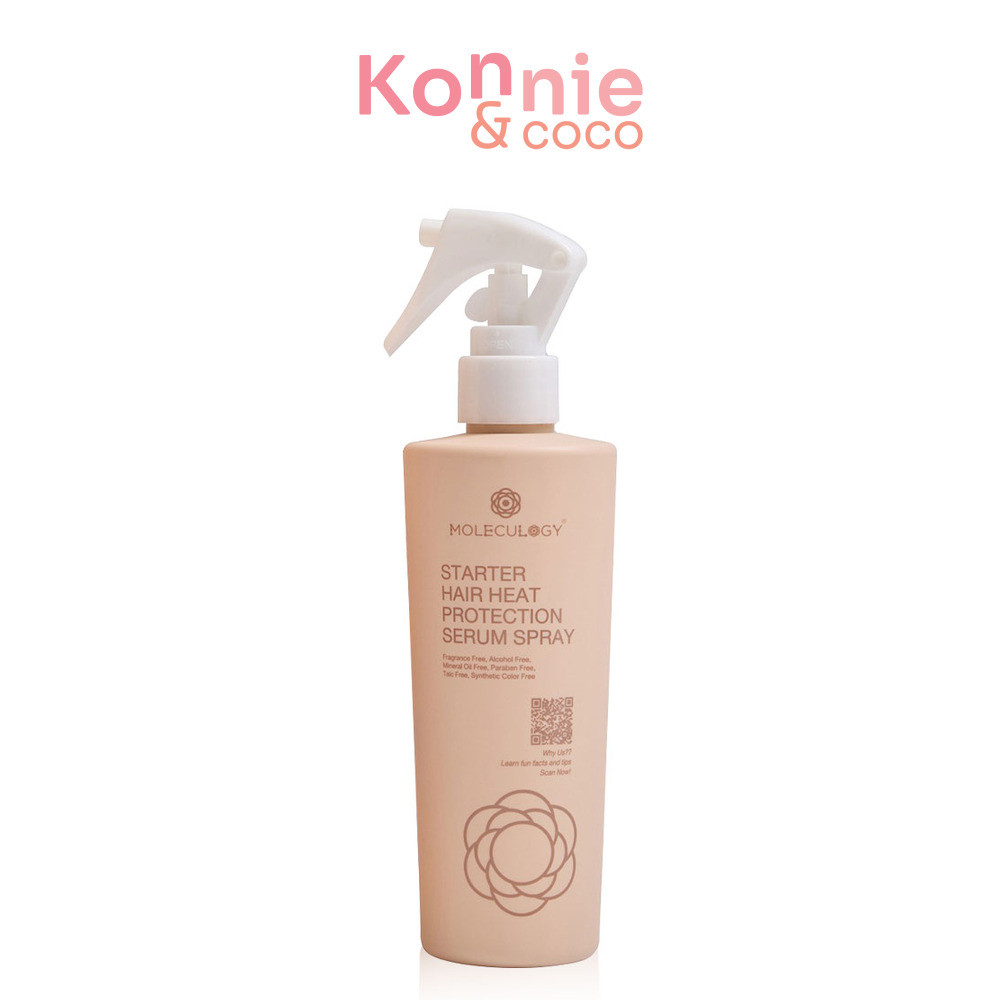 Moleculogy Starter Hair Heat Protection Serum Spray 250ml โมเลกุลโลจี้ สเปรย์ผมกันร้อน.