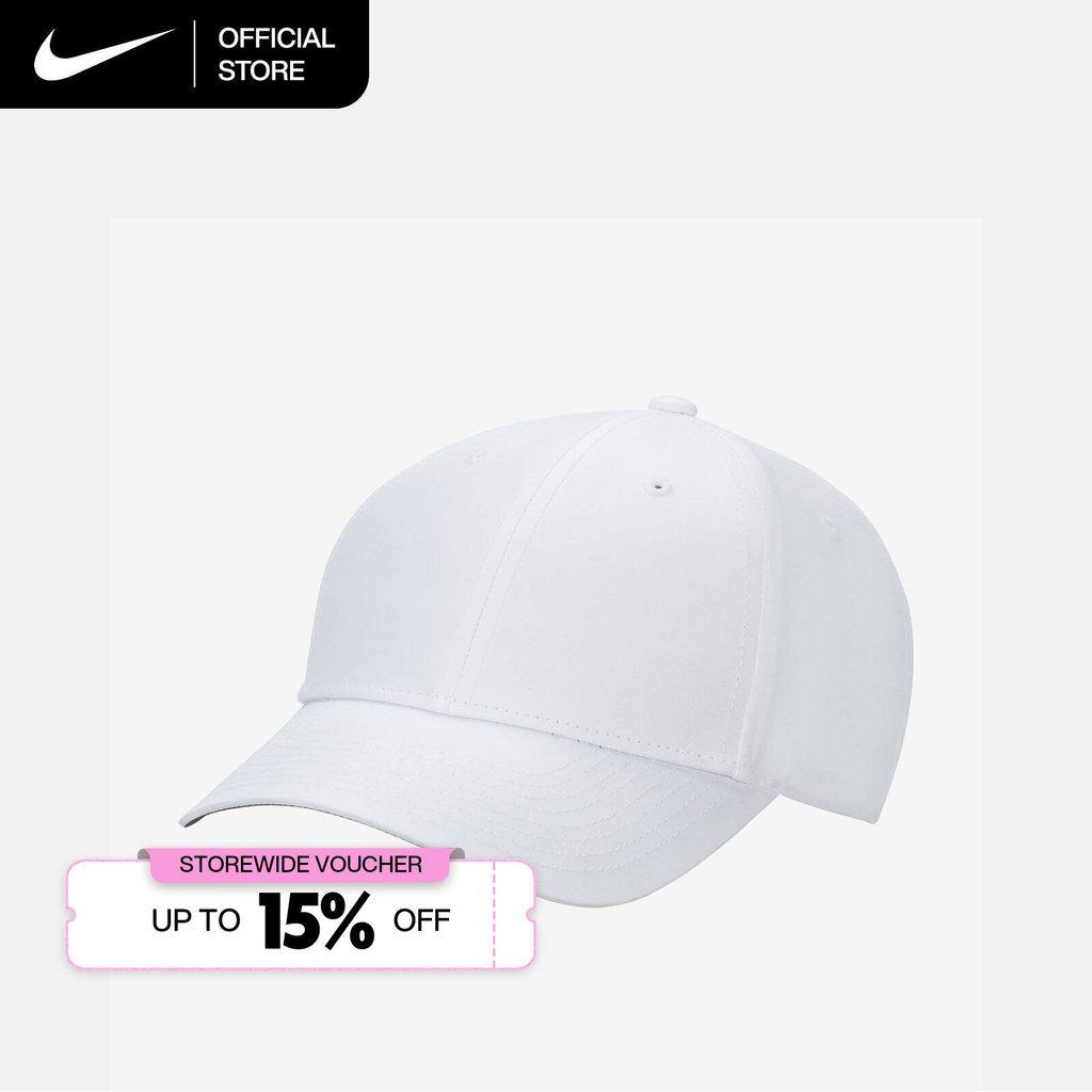Nike Dri-FIT Club Unstructured Blank Front Cap - White [FB6452-100]