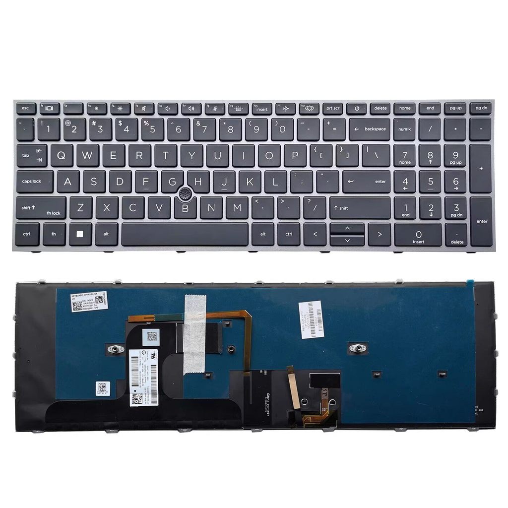 [คลังสินค้าพร้อม] เหมาะสําหรับ hp/hp ZBook Fury 17 G7 G8 ZBOOK Fury 15 G7 G8 คีย์บอร์ดเรืองแสง