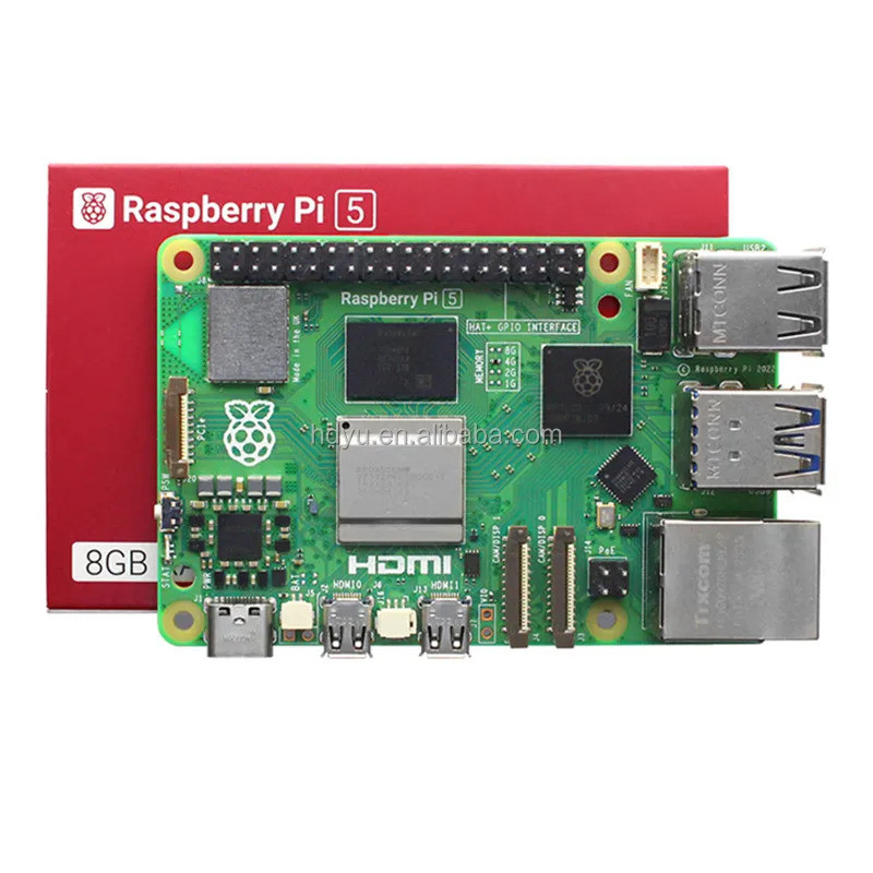 100% ใหม่ ยี่ห้อใหม่ Raspberry Pi 5 Development Board 4GB 8GB Raspberry Pi 5*-*&