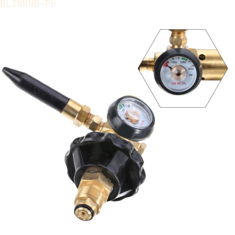 Helium Regulator ทองเหลือง Construction Rated Outlet 1 MPa สําหรับกระบอก Helium