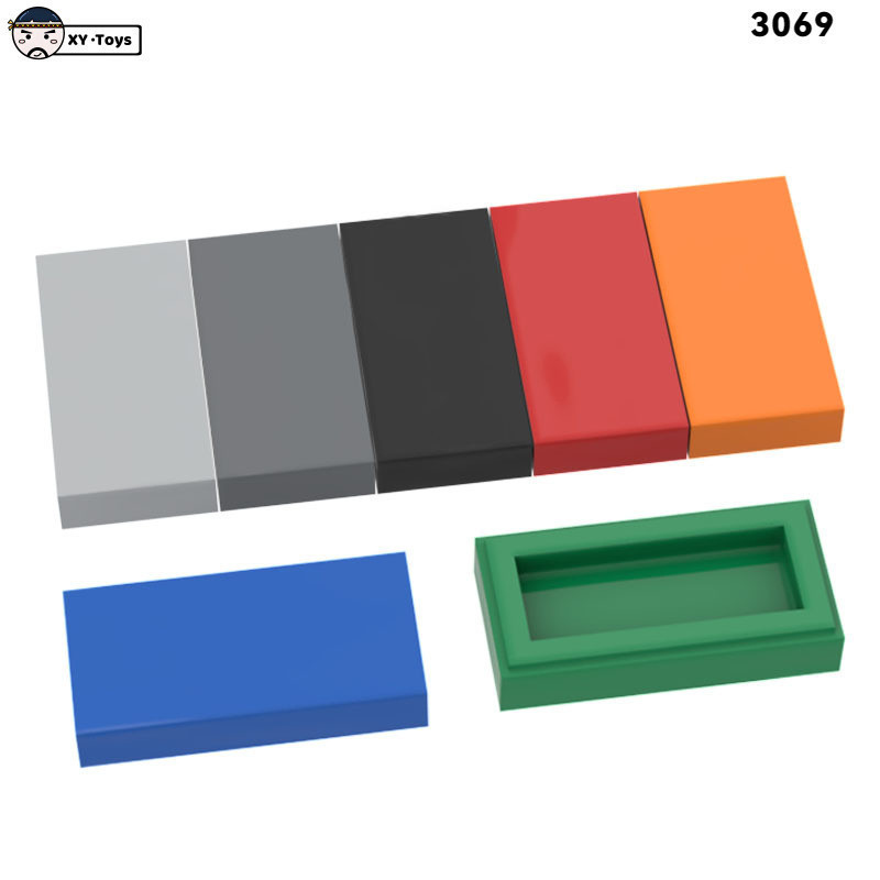 เข้ากันได้กับเลโก้ เลขที่.3069 1x2 บล็อกตัวต่อคุณภาพสูง ของเล่นเด็ก ของเล่นประกอบปริศนา