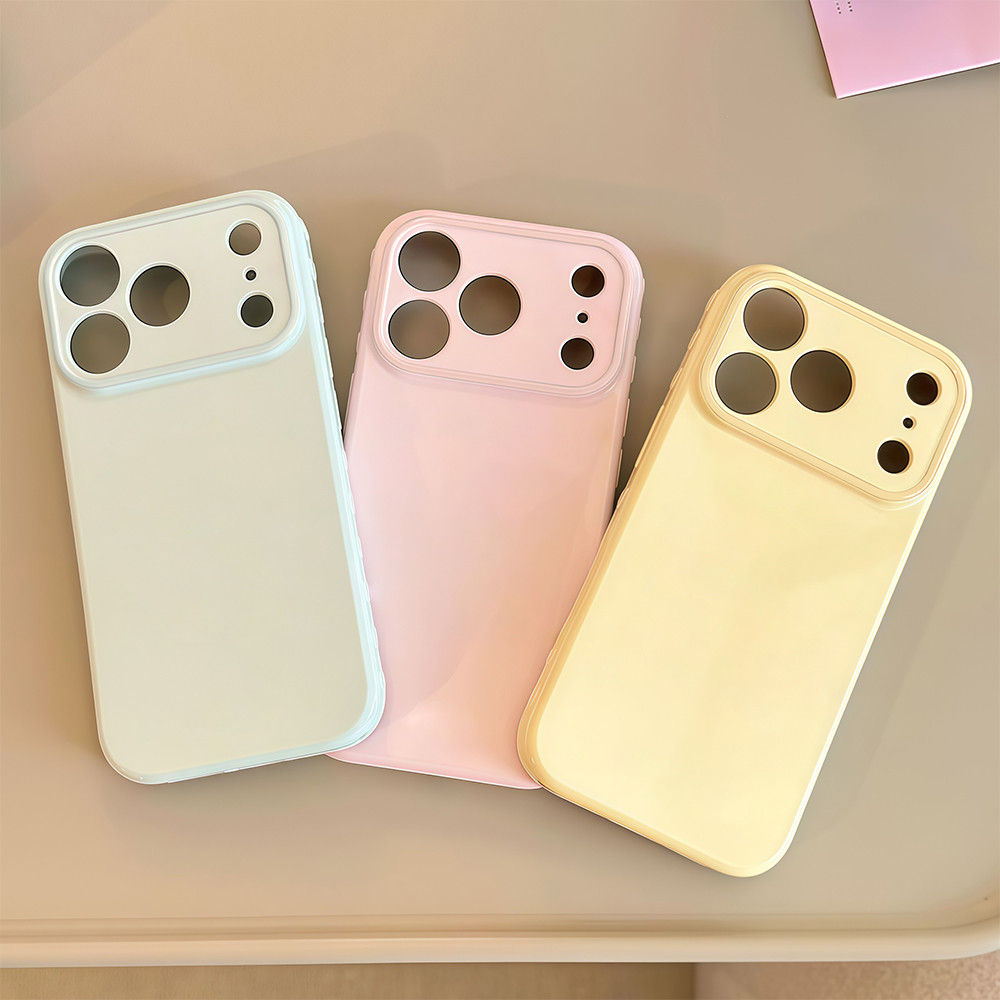พื้นที่นี้จัดส่งฟรี รักหน้าต่างใหญ่เคสโทรศัพท์ IPhone16 15 14 13 12 11 6 7 8 plusPro Promax TPU สีทึบ