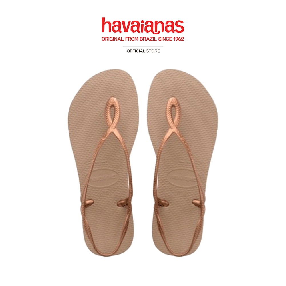 HAVAIANAS รองเท้าแตะ กันลื่น น้ำหนักเบา Luna Sandals ROSE GOLD 41296975282F_C3GDXX
