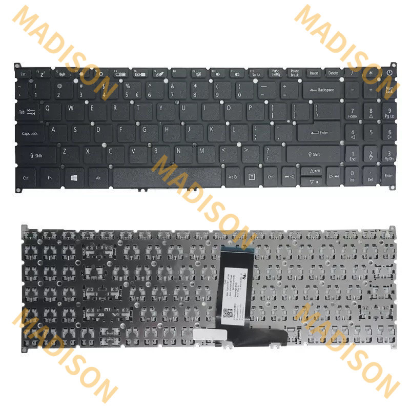 แป้นพิมพ์แล็ปท็อปสําหรับ Acer Aspire 3 A315-42 55 n19c1 n18q13 55g-79xwr5p7 A115-32 n20c5 A315-35-38
