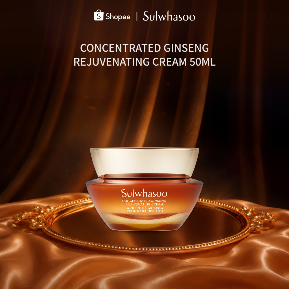 Sulwhasoo Concentrated Ginseng Rejuvenating Cream 50ML / 30ML ครีมโสมสูตรเข้มข้น ฟื้นฟูผิวให้แลดูอ่อนเยาว์ ยกกระชับ