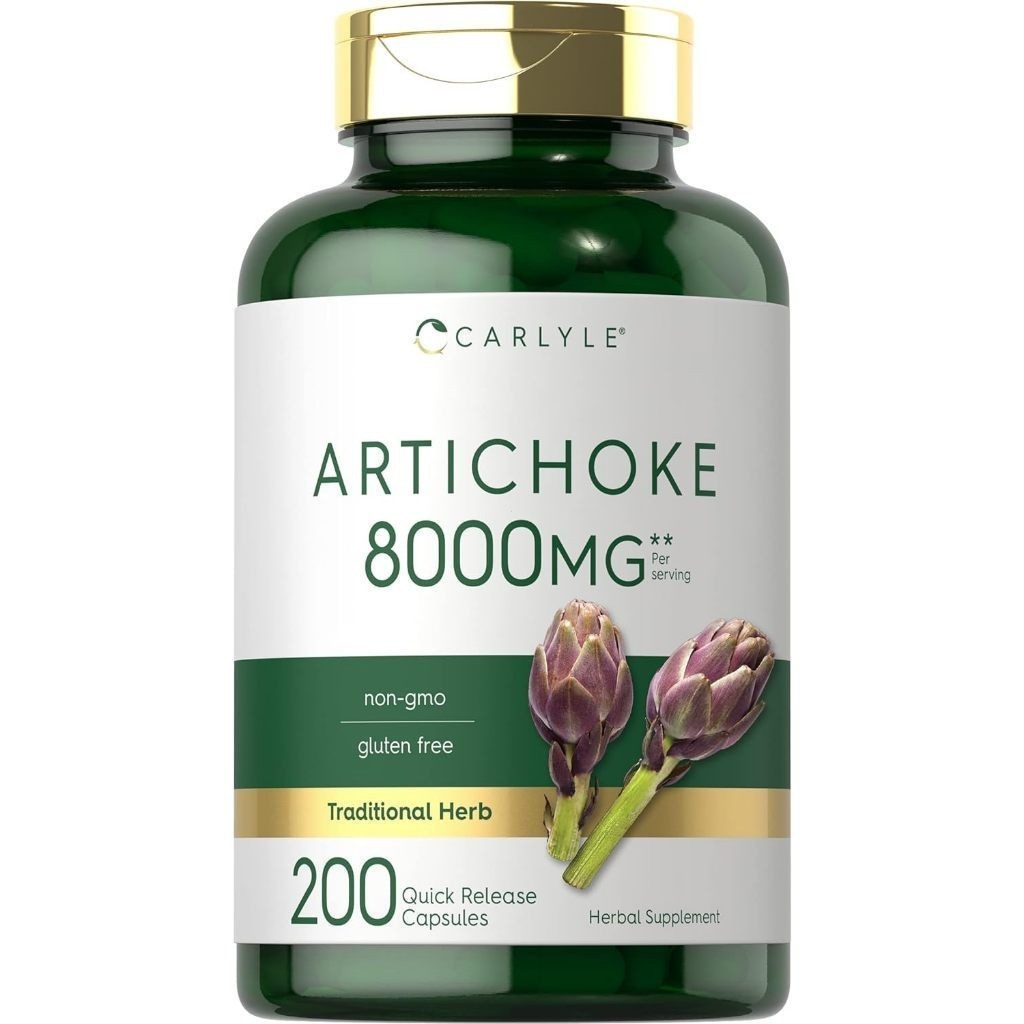 Carlyle Artichoke Extract 000mg Capsules - Non-GMO, Gluten-Free Supplement, 00 Capsules