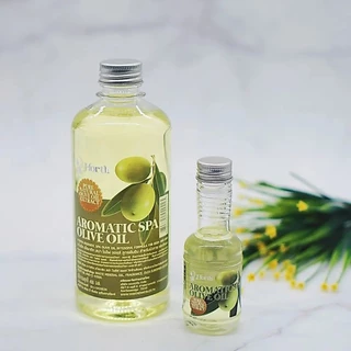 เจ-โฟร์ท น้ำมันนวดตัว น้ำมันมะกอก บำรุงผม สูตรเข้มข้น ขนาด 450 มล. J-Forth Aromatic Spa Olive Oil 450 ml.