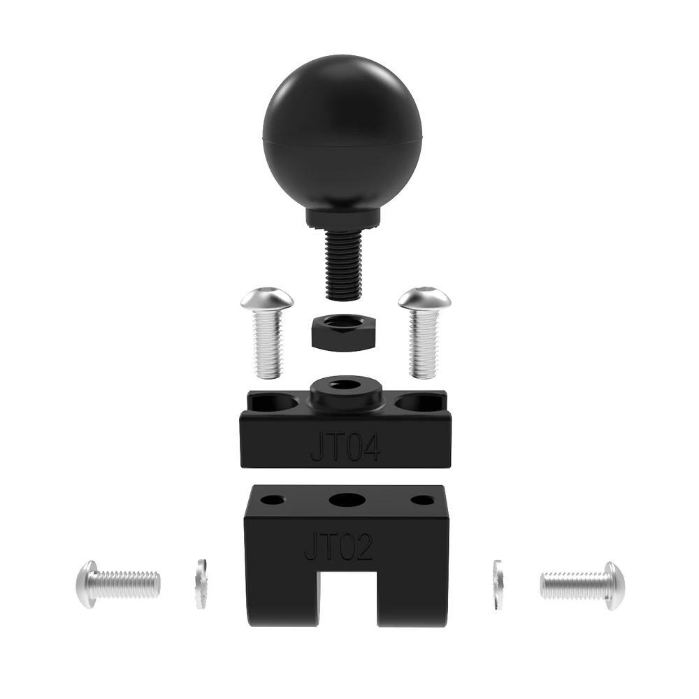AY 22mm Bar GPS Mount For SP Connect For Quad Lock For Action/Dash Cam/Beeline 1 inch Ball Head Adap