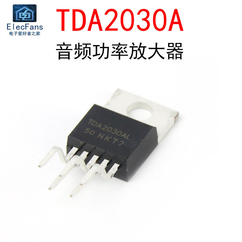 ยี่ห้อใหม่ TDA2030AL In-Line TO-220-5 เครื่องขยายเสียงชิป IC เครื่องขยายเสียงลําโพง