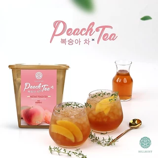 Hillkoff : 🍑 ชาพีชเกาหลี Instant Peach Tea (Korea Peach) ชาพีชปรุงสำเร็จ ชาพีช สำเร็จรูป ขนาด 750 g