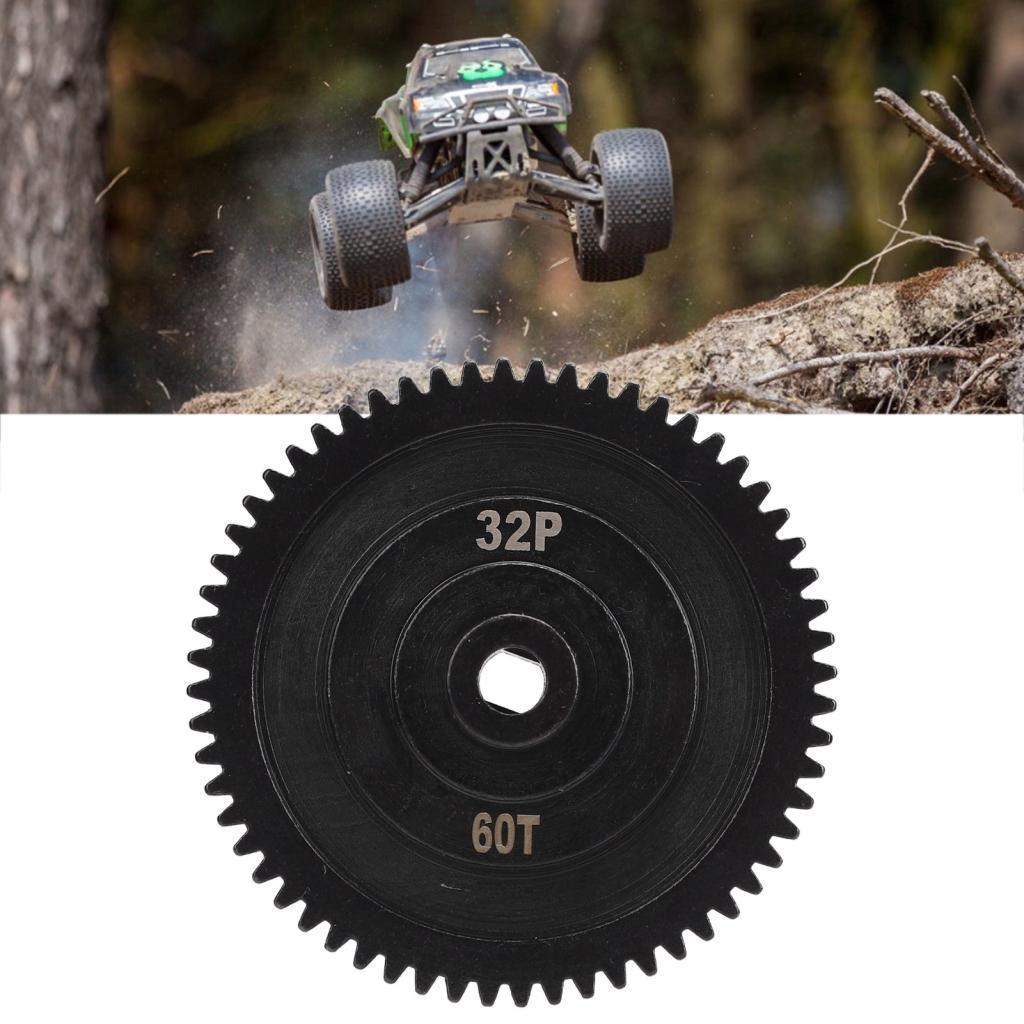 Bacerony Spur Gear สแตนเลส 60T 32P RC สําหรับ SCX10 PRO 1/10 รถอะไหล่อัพเกรด