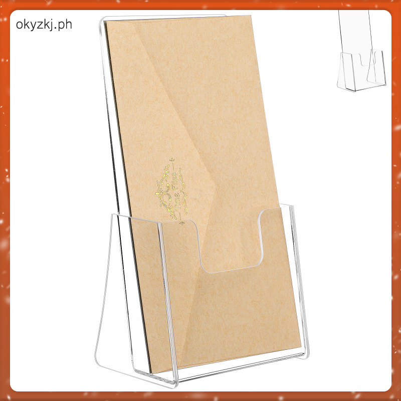 Brochure Flyer Holder Stand Display สําหรับเอกสารแม่ค้า