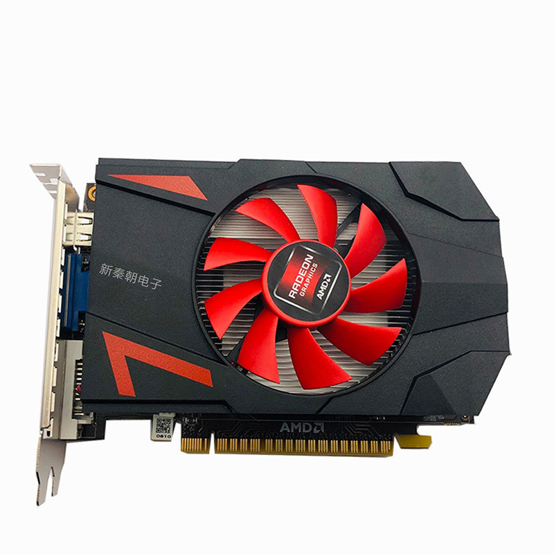 HD7670 4G กราฟิกการ์ด HD6770 คอมพิวเตอร์เดสก์ท็อปเกม LOL การติดตั้งอัพเกรดอิสระกราฟิกการ์ด AMD ใหม่เ