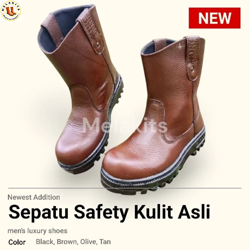 รองเท้าเซฟตี้ King Leather Safety Shoes Mens Steel Toe Safety Shoes Mining Workshop Shoes