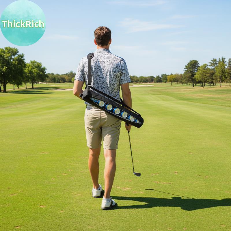 ThickRich Water Resistance Golf Beer Cooler Set 7 Can Insulated Leak Proof ที่วางเครื่องดื่มสําหรับส