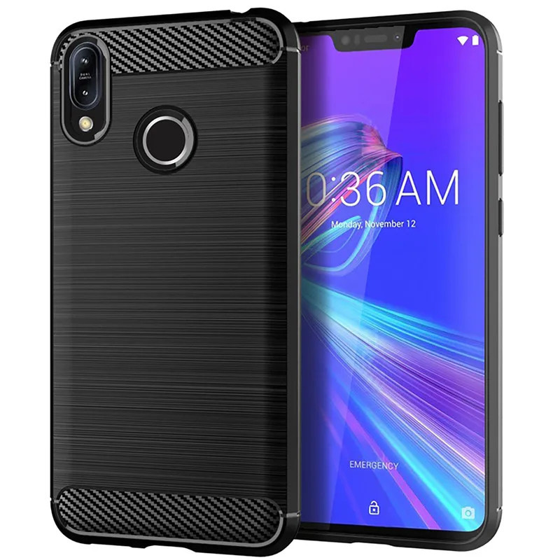 IPAKY CASE ASUS ZENFONE ZB555KL / ZB554KL / ZB520KL / ZB501KL / ZENFONE LIVE CASE CARBON RUGGED ARMO
