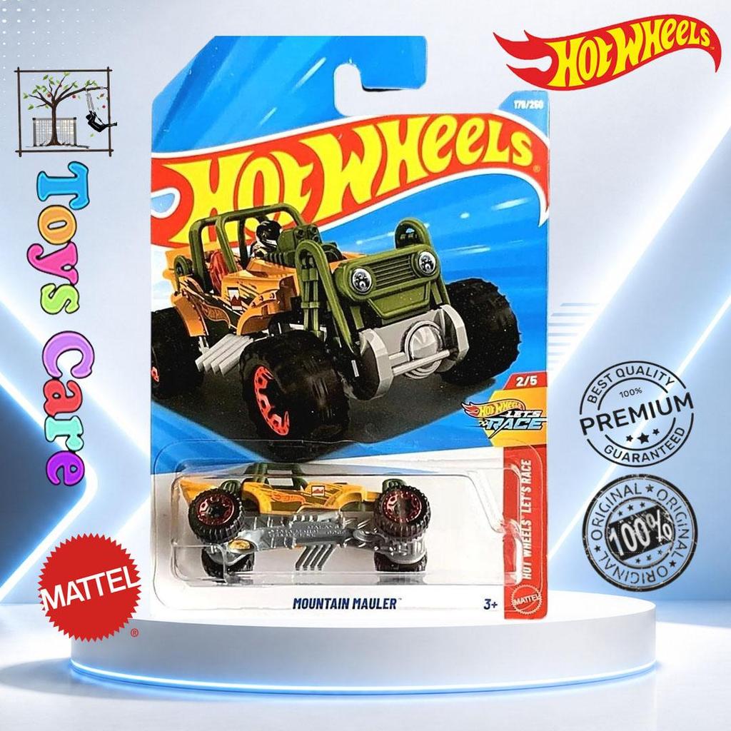 Hot Wheels Cars Mountain Maurler Yellow Diecast Original Mattel Off Road Buggy Car