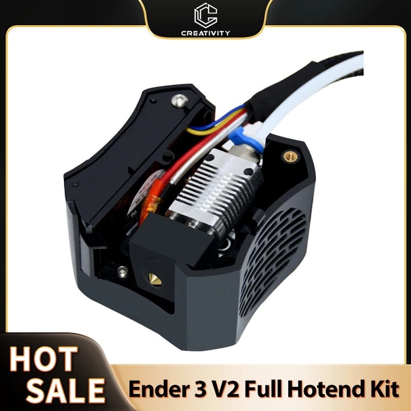 Ender 3 V2 Full Hotend Kit Strong สวมใส่ Resisting พิมพ์ได้อย่างอิสระสําหรับ Ender-3 V2 Original Hot